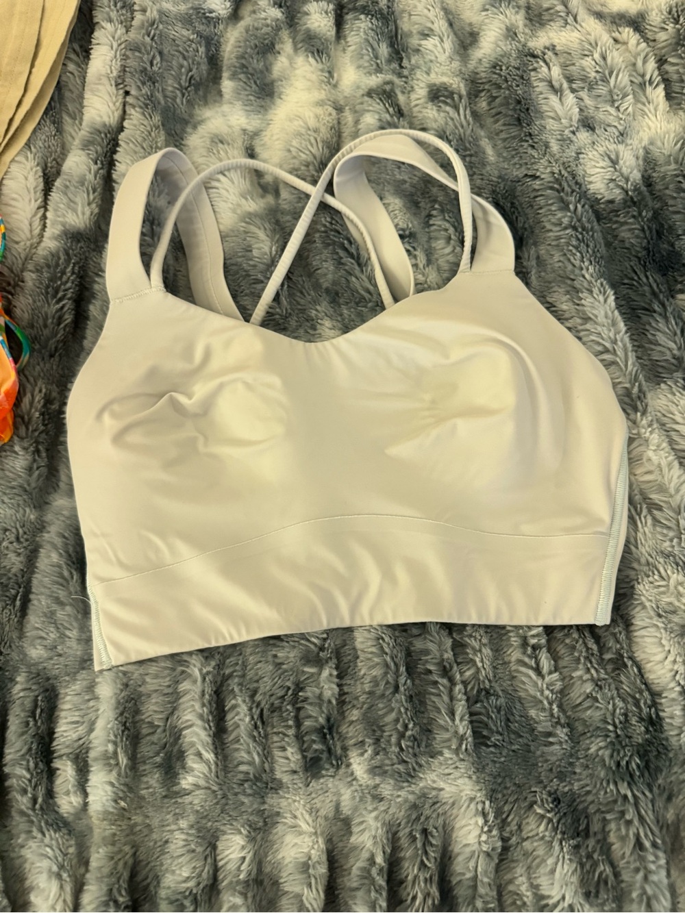 lululemon athletica Light blue Strappy Sports Bra